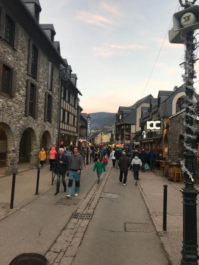 Appt rénové Saint-Lary-Soulan village avec jardin Exterior foto